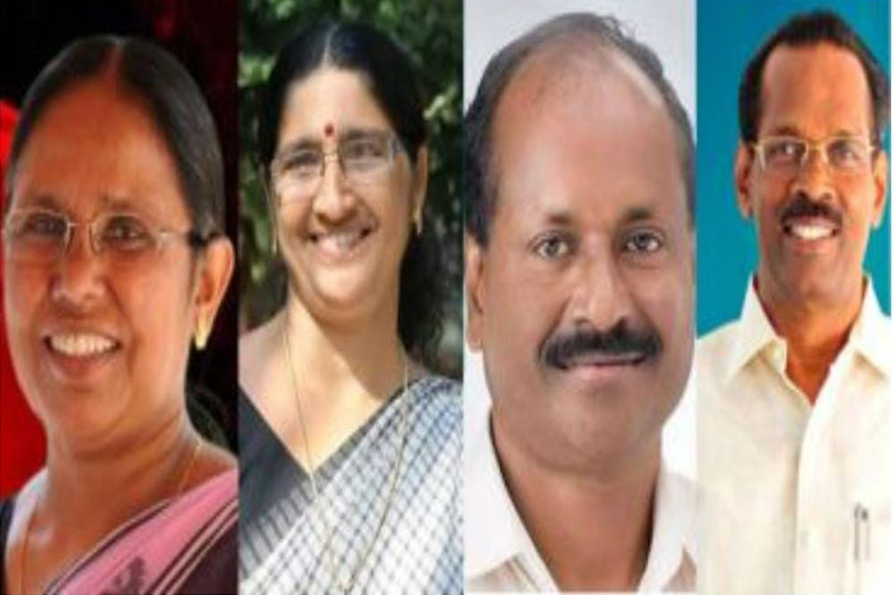 പേരാവൂരിൽ കെ കെ ശൈലജ, തലശേരിയിൽ കാരായി രാജൻ, തളിപ്പറമ്പിൽ പി.കെ. ശ്യാമള, ഉടുമ്പൻചോലയിൽ കെ കെ ജയചന്ദ്രൻ 